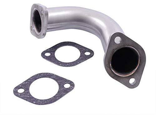 SIP Collettore per Scarico Sportivo Acciaio/ V2A, incl. Guarnizione per Piaggio Skipper/SKR 125 ZAPM/CSM 2T AC 94-97