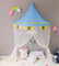 Hayisugar Kinder Betthimmel Babys Bett Moskitonetz Hängende Moskiton Deko für Schlafzimmer Kinderzimmer Spielzelte Spielhaus, Blau, L/1.5m