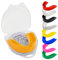 Mundschutz - Professioneller Schutz für Kontaktsport, Rugby, Kampfsport, Karate, MMA, Boxen, Hockey, Fußball, Flexibel für Jugendliche & Erwachsene (Orange)