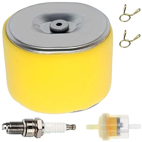 ZAMDOE 17210-ZE3-505 GX390 Filtro Aria per Honda GX340 GX 390 11HP 13HP Motore, sostituisce 17210-ZE3-515 17210-ZE3-010 17210-ZE3-000 17218-ZE3-505, con Filtro Carburante Candela