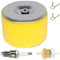 ZAMDOE 17210-ZE3-505 GX390 Filtro Aria per Honda GX340 GX 390 11HP 13HP Motore, sostituisce 17210-ZE3-515 17210-ZE3-010 17210-ZE3-000 17218-ZE3-505, con Filtro Carburante Candela