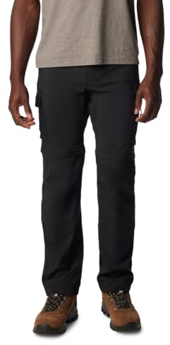 Columbia Hombre Pantalones Utilitarios Convertibles, Silver Ridge