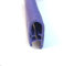 1M U-shaped Sealing Strip Rubber Edging Stainless Steel Edge Sealing Protectio Door Seal Strip Car Dustproof Safety Seals Strips-L
