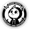 Spreadshirt ADHS Antifa Abgelenkt Und Trotzdem Da Sticker, max. 10x10 cm, 10 x 10 cm, Mattweiß