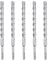 hsawbit 5PCS Masonry Drill Bits Set with SDS Plus Shank, 18mm x 260mm Hammer Drill Masonry Drills Tungsten Carbide Tip for Concrete, Brick, Cement Walls, Stone