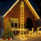 LED Weihnachtsmann Leiter Lichterkette, 3M Leiter Weihnachtsbeleuchtung 8 Modi Weihnachtsdekorations Lichterkette mit Timer, Speicherfunktion für Innen Außen Weihnachtsbaum Fenster Weihnachten Deko