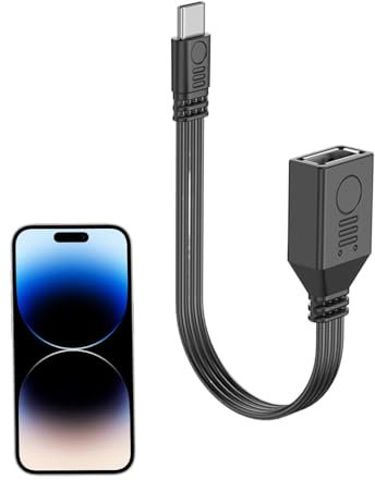 Besreey Cavo stampante USB 2.0, cavo USB | Cord del caricatore veloce,12 pollici cavo stampante USB 2.0 480 Mbps Velocità per tablet per telefoni cellulari automobilistici tablet
