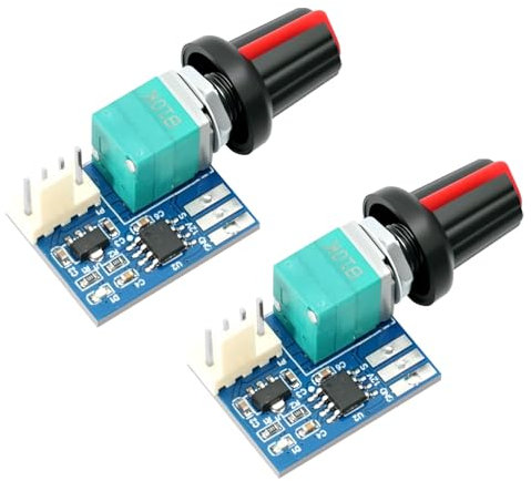 PWM Fan Speed Controller AYWHP PWM Motor Drehzahlsteller, DC 0-12V drehzahlregler 12v 4 Draht PC CPU Fan Speed Controller lüftersteuerung regler Schalter für PC Gehäuse
