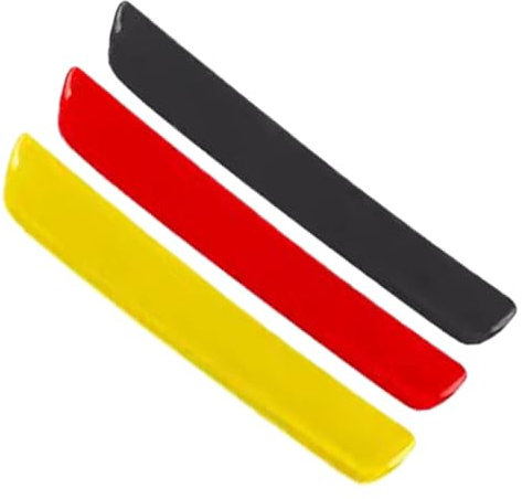 Autoaufkleber – 3 dekorative Aufkleber für Kühlergrill | Emblem, Aufkleber für Außenkörper Auto und Motorrad