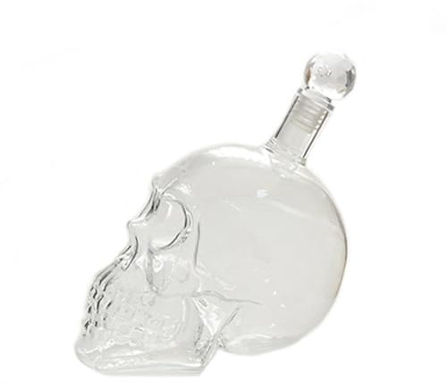 Unique Style Skull Wine Decanter and Whiskey Cup - Unique Style Glass Drinkware for Beer, Cocktails and Spirits, Home Bar Decor and Party Essential (75ml)