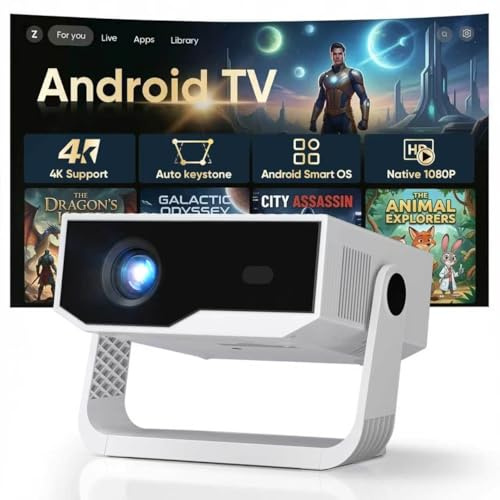 ZDK Proiettore Full HD 1080P 2025, supporto 4K