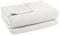 zoeppritz since 1828' Soft-Fleece, Polarfleece-Decke mit Häkelstich, Flauschige Kuscheldecke, Polyester, Viskose, 010 Offwhite, 220x240 cm