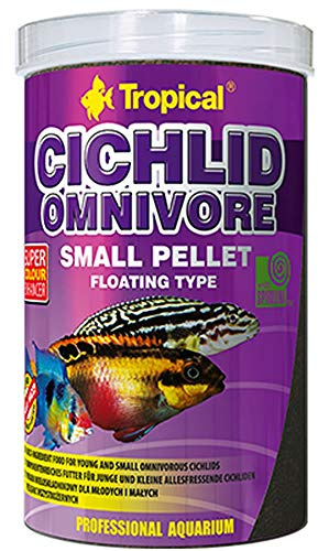 Tropical TR-60954 Cichlid Omnivore Small Pellet - 250 ml