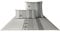 Joop! 4022 Ornament Stripe Mako-Satin-Bettwäsche 200x200 + 2X 80x80 graphit-77