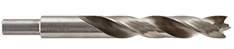 wolfcraft HSS Wood Twist Drill Bit Professional, Ø 18 mm I 7254000 I For drilling into very hard woods