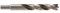 wolfcraft Holzspiralbohrer HSS, Ø 18 mm I 7254000 I Für Bohrungen in besonders harte Hölzer