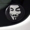 ANONYMOUS Maske Sticker Hacker expect us 3D DUB Aufkleber Decal NEU - DUB