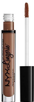 NYX Professional Makeup Lip Lingerie Liquid Lipstick, Cremig-mattes Finish, Langanhaltend, Vegane Formel, Farbton: After Hours
