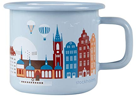 Muurla [A] Enamel mug 3,7dl, Stockholm