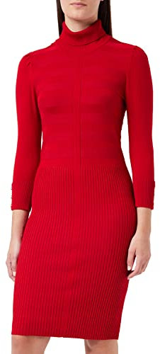 Morgan Femme Trico Manches Longues 212-rmto Robe, Rouge, M EU