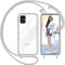 Nupcknn Handykette Hülle für Samsung Galaxy A51 4g Hülle TPU Bumper+PC Back Necklace(abnehmbar) Transparent Hülle mit Kordel zum Umhängen Handy Schutzhülle mit Band (6.5)