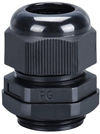 25Pcs Plastic PG21 Cable Gland - Waterproof IP68 13mm-18mm Wire Electrical Conduit Connector Joint