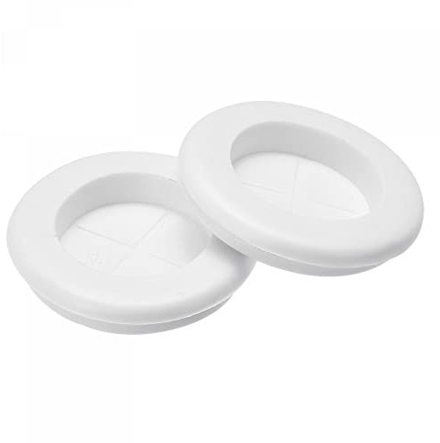 sourcing map Rubber Grommet Mount Size 26 x 32mm Round Single-Sided for Wire Protection, Pack of 6