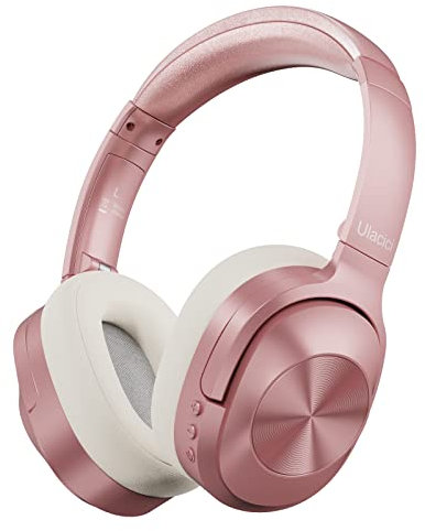 Auriculares con cancelación activa de ruido, auriculares inalámbricos con cancelación de ruido, micrófono de 40 horas de reproducción, auriculares Bluetooth inalámbricos 3D, tono de graves bajos,