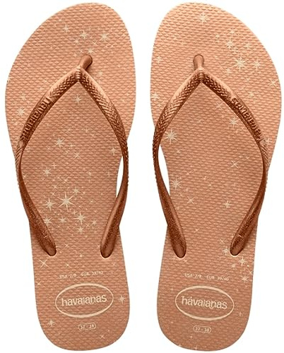 Havaianas Slim Gloss Donna FlipFlop Beige 41 EU
