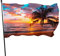Flagge 90x150 cm Flagge Landschaft Motiv Flaggen und Fahnen für Hinterhof Party Heimdekoration Flaggen mit Strandlandschaftsmuster am Meer Gartenflagge Lustige Garten Banner Flagge Hawaii-Landschaft