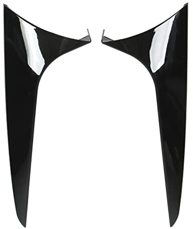 Ymiko Paar Heckscheiben-Seitenspoiler, Heckscheiben-Spoiler-Seitenflügelabdeckung für 3er F31 für Touring Wagon 2012-2018 Heckscheiben-Seitenabdeckungsverkleidung