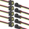 ZHOFONET Connettore Elettrico impermeabile,12V Auto Impermeabile Connettore,4Pin Connettori Automobilistici con 16 AWG Filo,Terminale Spina Connettore per auto, moto, camion, barca (5 set)