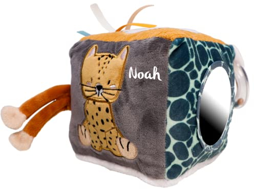 Spielwürfel Jungle Tryco | Babygeschenk | personalisierbar