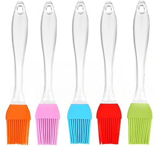 Silicone Pastry Brush 5 Pack Basting Brush Heat Resistant
