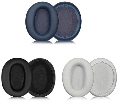 JOYSOG Protein Leather Ear Pads, Replacement for Sony WH-CH710N Headphones, Grey, Breathable, Sweat-absorbing, Noise Isolating, Long-lasting
