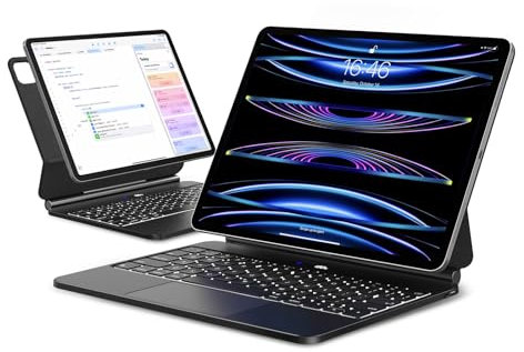 APPS2Car Magic Keyboard for iPad Pro 11 inch and iPad Air 10.9 inch, Magnetic Floating Case with Slim Portable Bluetooth Keyboard and Trackpad