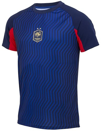 FFF Offizielle Kollektion der französischen Fußballnationalmannschaft, blau, S