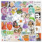 50 Stück Student Wissenschaftlich Labor Aufkleber Pack Physik Sticker Set wasserdichte Vinyl Sticker für Laptop Kinder Autos Motorrad Fahrrad Skateboard Gepäck Koffer Computer Aufkleber Graffiti Decal