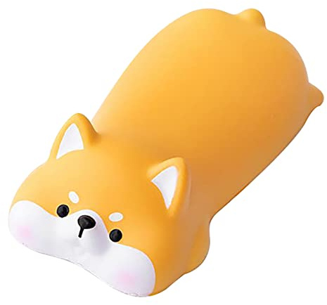 Yosoo Health Gear Sunffice Handgelenkauflage, Cartoon-Tier Shiba Inu Design, Gummi Tastatur Mausauflage, Weiche Kissenunterstützung, Klein, für Büro Computer Laptop