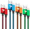 iPhone Charger Cable, iPhone Charging Cable [4-Pack 0.5/1/1.5/2M] MFi Certified Lightning Cable Fast Charging Cord Braided Phone Charger USB Lead for Phone 14 13 12 11 Pro Max XS XR 8 7 6