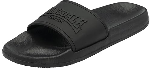 Lonsdale Men's Sorrento Slide Sandal, Black UNI, 12 UK