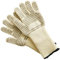 Gants de cuisine en silicone et coton pour cuisson et grillades en toute sécurité et utilisation en extérieur