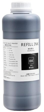 CUAWBAPF Öko -Lösungsmitteltinte Kompatibel mit Drucker, die mit Piezo -Druckköpfen kompatibel ist(BK)