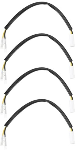 eMagTech 2 Paar 2-poliges Blinkerrelaiskabel 22,5 cm Kompatibel mit Yamaha MT03/07/09 2016¨C2019 Motorrad-Lichtanschluss