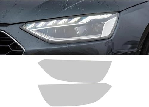 VAPORVERSE Autoscheinwerfer Schutzfolie für Audi A4 S4 RS4 B8 B9 8K 8W 2020-2026, Scheinwerfer-Restaurierung Anti Kratz Folie Autoscheinwerfer Tönung Autofolie