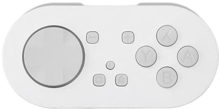 VBESTLIFE Controlador Inalámbrico Bluetooth, Gamepad Compacto Portátil con Teclas de Control Sensibles para la Aplicación Anki, Compatible con Wins Android IOS OS X (WHITE)