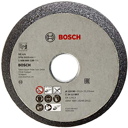 Bosch 1x PRO Conical Cup Longlife Scheibe für Nassschleifer, große Winkelschleifer und 22,23‑mm-Bohrung (für Stahl, Gusseisen, Ø mm, Professional Zubehör Großer Winkelschleifer)