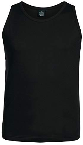 Ahorn Achselshirt Übergröße schwarz, Größe:4XL
