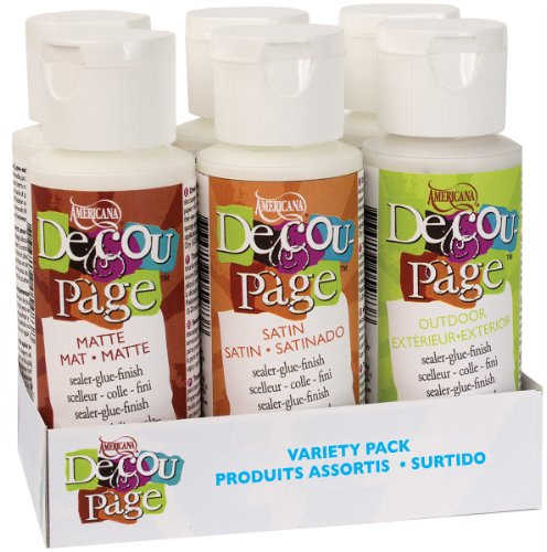 Deco Art Americana Decou-Page 6pc Variety Pack-2 oz