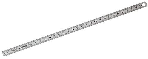 FACOM Dela.1051.300 Series Dela.1051 Stainless Steel Ruler, 2 Sides, 300 mm Length